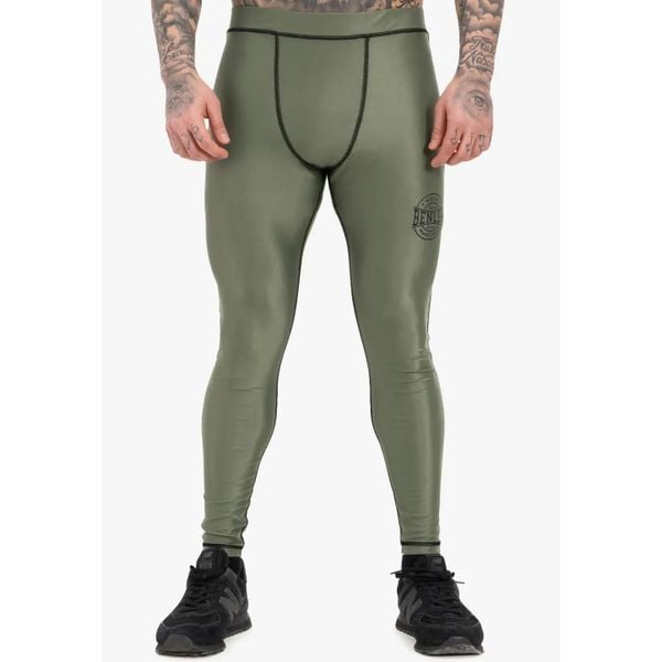 Legginsy Benlee Manorburn. Czarne legginsy sportowe męskie BENLEE, s, bez wzorów, z elastanu, na fitness i siłownię. Za 190.00 zł.
