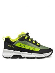 Geox Sneakersy J Flexyper Plus J55LCA 0FU50 C3005 M Zielony. Zielone buty sportowe chłopięce Geox, bez wzorów, z materiału, bez zapięcia. Za 229.99 zł.
