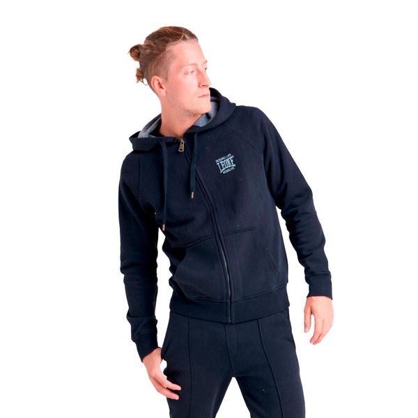 Dresy męskie neutralne. Czarne buty sportowe męskie LEONE 1947 APPAREL, z bawełny, bez zapięcia, na fitness i siłownię. Za 168.36 zł.