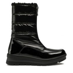 Śniegowce Nelli Blu. Czarne śniegowce dziewczęce Nelli Blu, bez zapięcia. Za 159.99 zł.