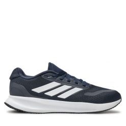 Buty do biegania adidas. Niebieskie buty sportowe męskie Adidas, bez zapięcia, do biegania. Za 179.99 zł.