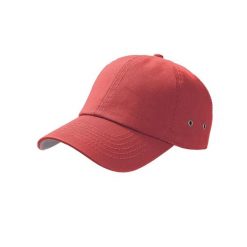 Czapka Baseballowa Chino Action 6 Panel. Czerwone czapki i kapelusze damskie ATLANTIS, bez wzorów. Za 56.99 zł.