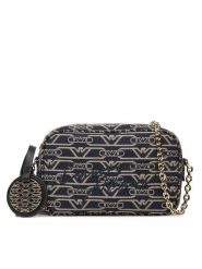Emporio Armani Torebka EW001891 AF16095 FB237 Granatowy. Niebieskie torebki do ręki damskie Emporio Armani, bez wzorów, z materiału, wizytowe, bez dodatków. Za 639.99 zł.