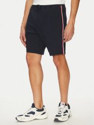 Tommy Hilfiger Szorty materiałowe Global Stripe MW0MW39255 Granatowy Regular Fit. Niebieskie szorty męskie Tommy Hilfiger, l, bez wzorów, z bawełny. Za 309.99 zł.