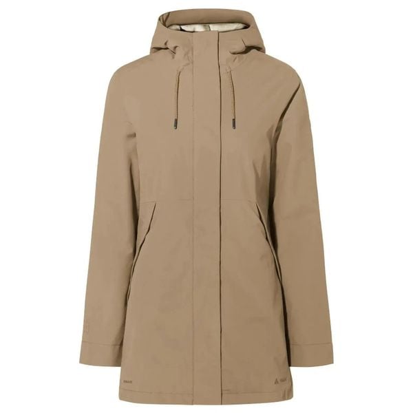 Płaszcz damski VAUDE Coreway. Brązowe płaszcze damskie Vaude, na zimę, m, bez wzorów, z materiału, biznesowe, bez kaptura. Za 1,290.90 zł.