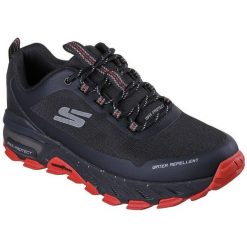 Buty sportowe męskie Skechers Max Protect promote Track. Czarne buty sportowe męskie Skechers, bez zapięcia, na fitness i siłownię. Za 590.00 zł.