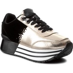 Sneakersy CALVIN KLEIN JEANS - Carlita R0689 Gold/Black. Półbuty damskie marki Calvin Klein Jeans. W wyprzedaży za 409.00 zł.