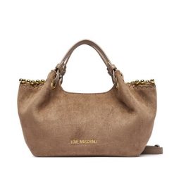 Torebka LOVE MOSCHINO. Brązowe torebki do ręki damskie Love Moschino, bez wzorów, bez dodatków. Za 919.99 zł.