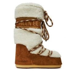 Śniegowce Moon Boot. Brązowe śniegowce i trapery damskie Moon Boot. Za 2,279.00 zł.