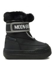 Moon Boot Śniegowce Junior Park Strap 80D3440030 Czarny. Czarne buty zimowe chłopięce Moon Boot, bez wzorów, z materiału, bez zapięcia. Za 669.99 zł.