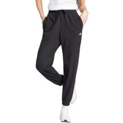 Damskie spodnie dresowe adidas Essentials. Czarne spodnie dresowe damskie Adidas, s, bez wzorów, z bawełny. Za 199.00 zł.