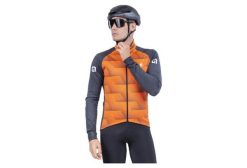 Kurtka rowerowa męska Alé Cycling Solid Sharp. Brązowe kurtki męskie ALÉ CYCLING, l, bez wzorów, z elastanu, klasyczne, bez kaptura. Za 591.25 zł.