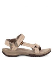 Teva Sandały Terra Fi Lite Suede 1124035 Beżowy. Brązowe sandały damskie Teva, bez wzorów, ze skóry, bez obcasa, bez zapięcia. Za 449.99 zł.