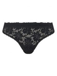 Selmark Stringi 10901 Czarny. Czarne stringi damskie Selmark, xl, bez wzorów, z syntetyku. Za 49.99 zł.