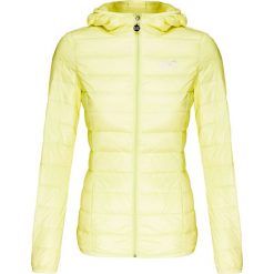 Kurtka EA7 EMPORIO ARMANI. Żółte kurtki damskie EA7 Emporio Armani, s, bez wzorów, z kapturem. W wyprzedaży za 450.00 zł.