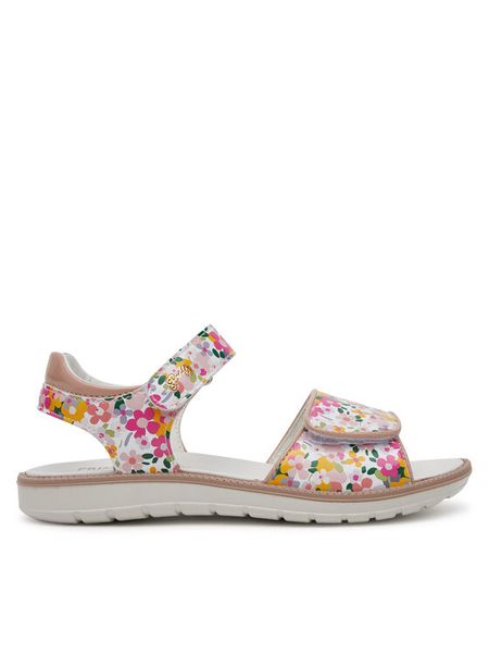 Primigi Sandały 7887766 D Biały. Białe sandały dziewczęce Primigi, ze skóry, bez zapięcia. Za 249.99 zł.