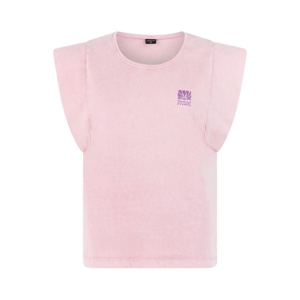 Koszulka damska Protest Candi. Fioletowe t-shirty damskie Protest, l, bez wzorów, z materiału, eleganckie, bez kołnierzyka. Za 219.00 zł.