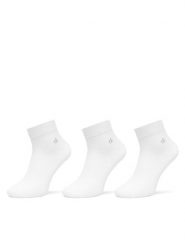 Calvin Klein Skarpety krótkie 701234209 Biały. Białe skarpety męskie Calvin Klein, bez wzorów, z bawełny. Za 69.99 zł.