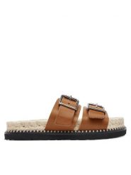 Castañer Espadryle Ter/261 025673 Brązowy. Brązowe espadryle damskie Castañer, bez wzorów, ze skóry, bez obcasa, bez zapięcia. Za 539.99 zł.