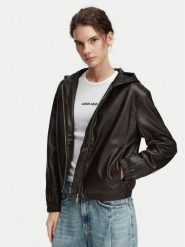 Calvin Klein Jeans Kurtka z imitacji skóry LV047G516G Brązowy Regular Fit. Brązowe kurtki damskie Calvin Klein Jeans, m, bez wzorów, z jeansu, bez kaptura. Za 949.99 zł.