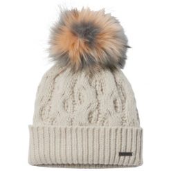 Czapka damska Boundless Days Cable Knit Pom Beanie. Brązowe czapki i kapelusze damskie Columbia, bez wzorów, z poliesteru. Za 139.99 zł.