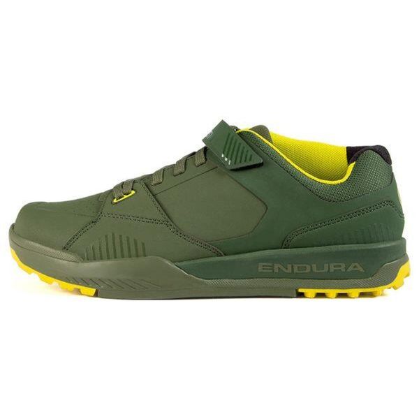 Buty rowerowe MTB męskie Endura MT500 Burner Clipless forest. Zielone buty sportowe męskie ENDURA, bez zapięcia, rowerowe. Za 539.99 zł.