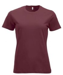 Clique New Classic-T Women – Klasyczny T-shirt bawełniany o nowoczesnym kroju –. Czerwone t-shirty damskie CLIQUE, xl, bez wzorów, z bawełny, klasyczne, bez kołnierzyka. Za 104.39 zł.