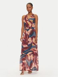 Morgan Sukienka letnia 251-RDUA Kolorowy Relaxed Fit. Sukienki damskie Morgan, na lato, bez wzorów, z syntetyku, bez kołnierzyka, bez ramiączek. Za 279.99 zł.