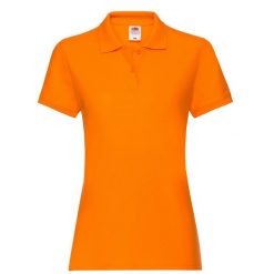 Damska Koszulka Polo Premium Plain. Czerwone koszulki sportowe damskie Fruit of the Loom, xl, bez wzorów, bez kołnierzyka, bez ramiączek. Za 65.99 zł.
