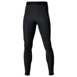 Legginsy Mizuno Core Impluse. Czarne legginsy sportowe męskie Mizuno, s, bez wzorów, z materiału, do biegania. Za 159.99 zł.