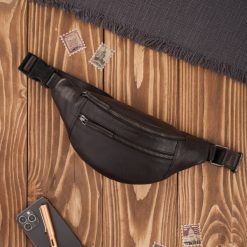 Saszetka męska skórzana brązowa na pas Paolo Peruzzi AL-11-BR. Brązowe saszetki męskie z materiału, sportowe. Za 169.00 zł.