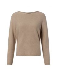 Franco Callegari Sweter z dzianiny Kobiety Bawełna brązowy, XXXL. Brązowe swetry damskie Franco Callegari, uniwersalny, bez wzorów, z bawełny, eleganckie, bez kołnierzyka, bez ramiączek, bez kaptura. Za 179.95 zł.