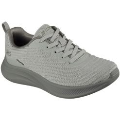 Buty sportowe damskie Skechers Bobs Moda Flex mellow Dawn. Szare obuwie sportowe damskie Skechers, bez wzorów. Za 390.00 zł.