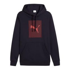 Męska Bluza Z Logo Essentials. Niebieskie bluzy męskie Puma, m, bez wzorów, bez kaptura. Za 256.99 zł.