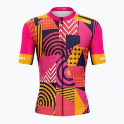 Koszulka rowerowa damska HUUB Her Spirit. Czerwone koszulki sportowe damskie Huub, bez wzorów, bez kołnierzyka, bez ramiączek, rowerowe. Za 289.99 zł.