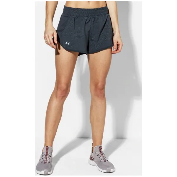 Under Armour Szorty Launch Tul Ip Printed , szary, rozmiar S. Szare szorty sportowe damskie Under Armour, m, bez wzorów, z poliesteru, do biegania. W wyprzedaży za 129.99 zł.