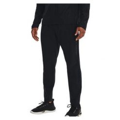 Spodnie do biegania męskie Under Armour Storm Run. Czarne spodnie sportowe męskie Under Armour, m, bez wzorów, do biegania. Za 177.99 zł.