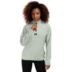 Damska bluza z cienkiego polaru Sporty zimowe Siroko Cascade-W. Zielone bluzy damskie SIROKO, na zimę, bez wzorów, z polaru, bez kaptura. W wyprzedaży za 226.35 zł.