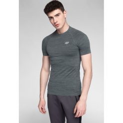 Koszulka treningowa męska TSMF275 - czarny melanż. T-shirty męskie 4f. W wyprzedaży za 79.99 zł.
