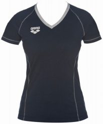 ARENA KOSZULKA WOMEN'S TL S/S TEE NAVY 1D336/70 XXS. Niebieskie t-shirty damskie Arena, s, bez wzorów, bez kołnierzyka. Za 44.09 zł.