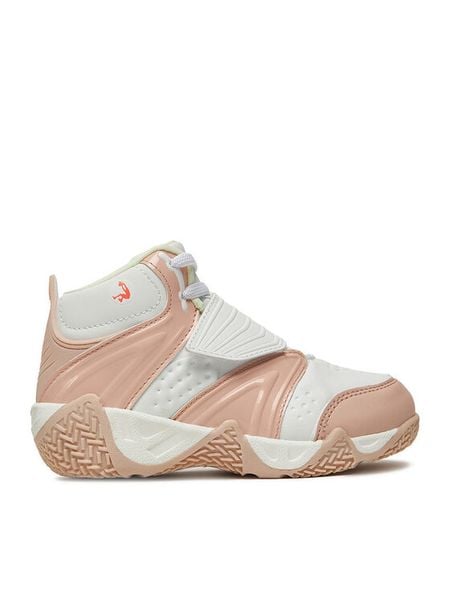 Shaq Sneakersy CEO-DEVASTATOR AQ95010R-WP Biały. Białe buty sportowe dziewczęce Shaq, bez wzorów, ze skóry, bez zapięcia. Za 126.99 zł.