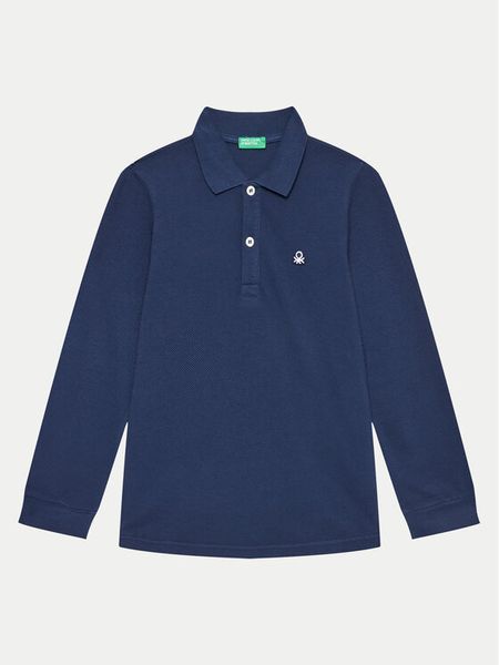 United Colors Of Benetton Polo 3089G3009 Granatowy Regular Fit. Niebieskie t-shirty dla chłopców United Colors Of Benetton, bez wzorów, z bawełny, bez ramiączek. Za 59.99 zł.