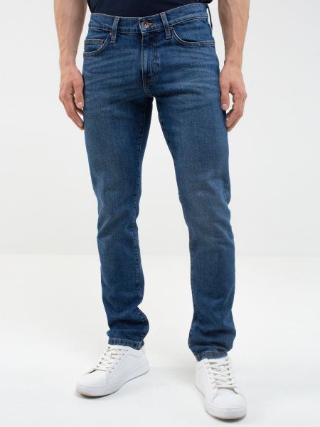 Jeansy męskie dopasowane granatowe Terry Slim 551. Niebieskie jeansy męskie Big Star, retro. Za 299.99 zł.