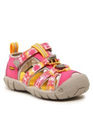 Keen Sandały Seacamp Ii Cnx 1026319 Różowy. Czerwone sandały dziewczęce Keen, z materiału, bez zapięcia. Za 179.99 zł.