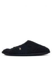 Tommy Hilfiger Kapcie Th House Shoes FW0FW09618 Czarny. Czarne kapcie damskie Tommy Hilfiger, bez wzorów. Za 189.99 zł.