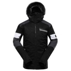 Kurtka męska narciarska Alpine Pro Dam. Czarne kurtki snowboardowe męskie Alpine Pro, m, bez wzorów, narciarskie. W wyprzedaży za 839.00 zł.