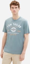 Tom Tailor TOM Tailor Tshirt z nadrukiem, Męski, Rozmiar: 3XL, Miętowy. Zielone t-shirty męskie Tom Tailor, m, bez wzorów, bez kołnierzyka. Za 108.70 zł.