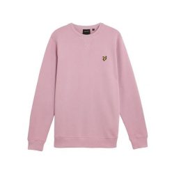 Bluza z okrągłym dekoltem Lyle & Scott. Czerwone bluzy męskie LYLE AND SCOTT, l, bez wzorów, z bawełny, bez kaptura, na fitness i siłownię. Za 333.40 zł.