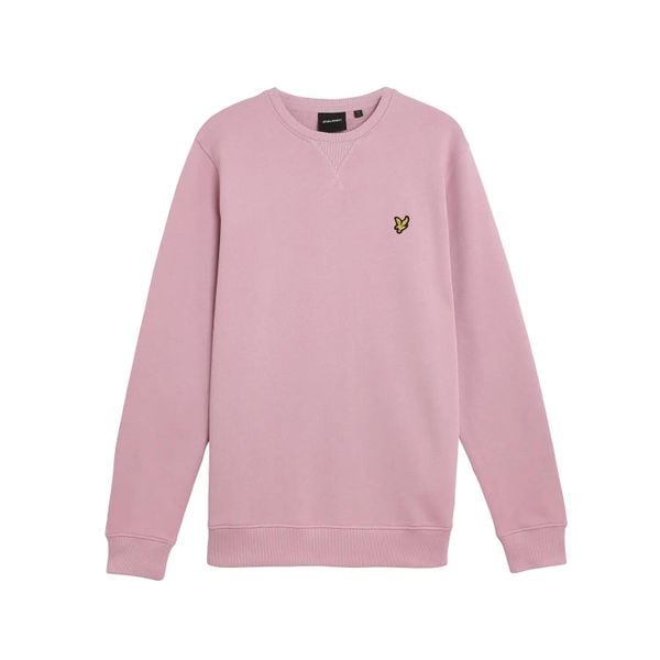 Bluza z okrągłym dekoltem Lyle & Scott. Czerwone bluzy męskie LYLE AND SCOTT, l, bez wzorów, z bawełny, bez kaptura, na fitness i siłownię. Za 333.40 zł.