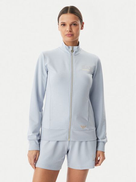 EA7 Emporio Armani Bluza 8NTM43 TJ9RZ U9309 Niebieski Regular Fit. Niebieskie bluzy damskie EA7 Emporio Armani, m, bez wzorów, z syntetyku, bez kaptura. Za 443.99 zł.